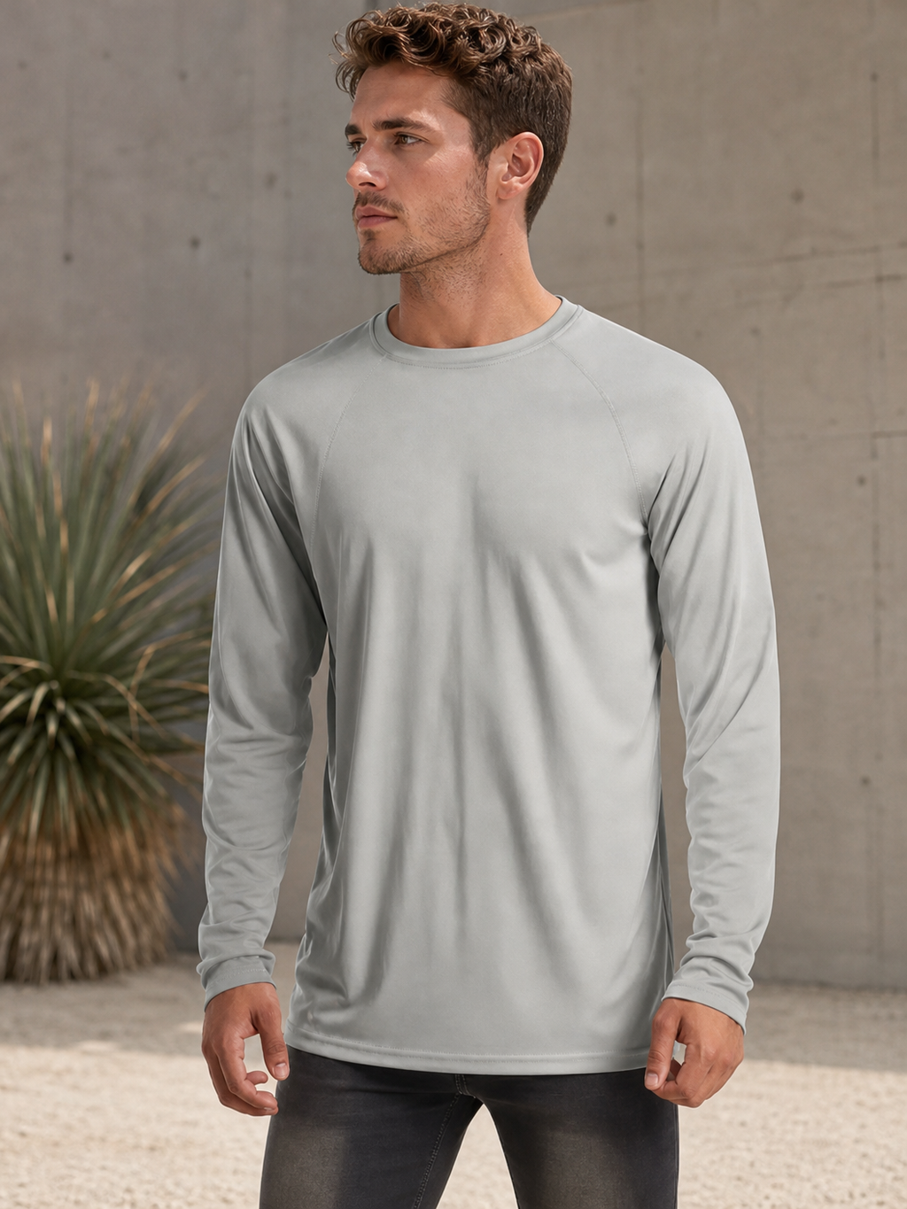 🌸🌸MAGCOMSEN Men’s Long Sleeve UPF 50+ Fishing Rash Guard Shirt Quick Dry