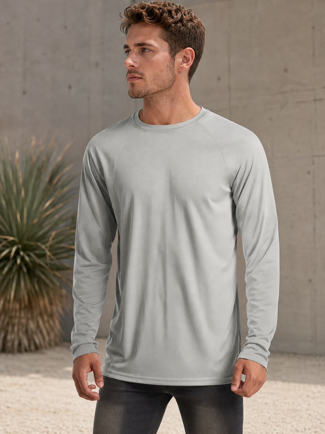 🌸🌸MAGCOMSEN Men’s Long Sleeve UPF 50+ Fishing Rash Guard Shirt Quick Dry