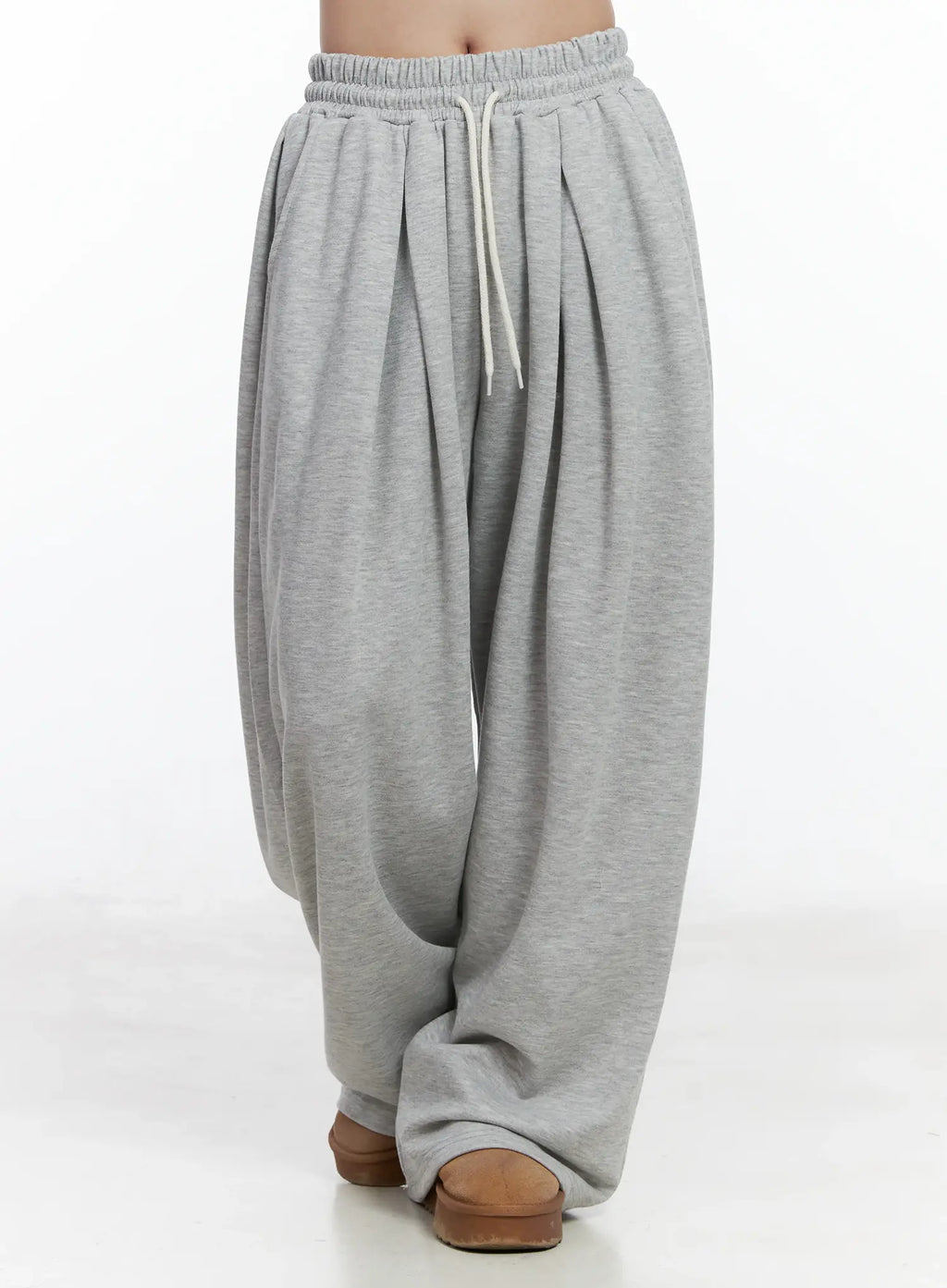 💚Double-Pleated Wide Sweatpants