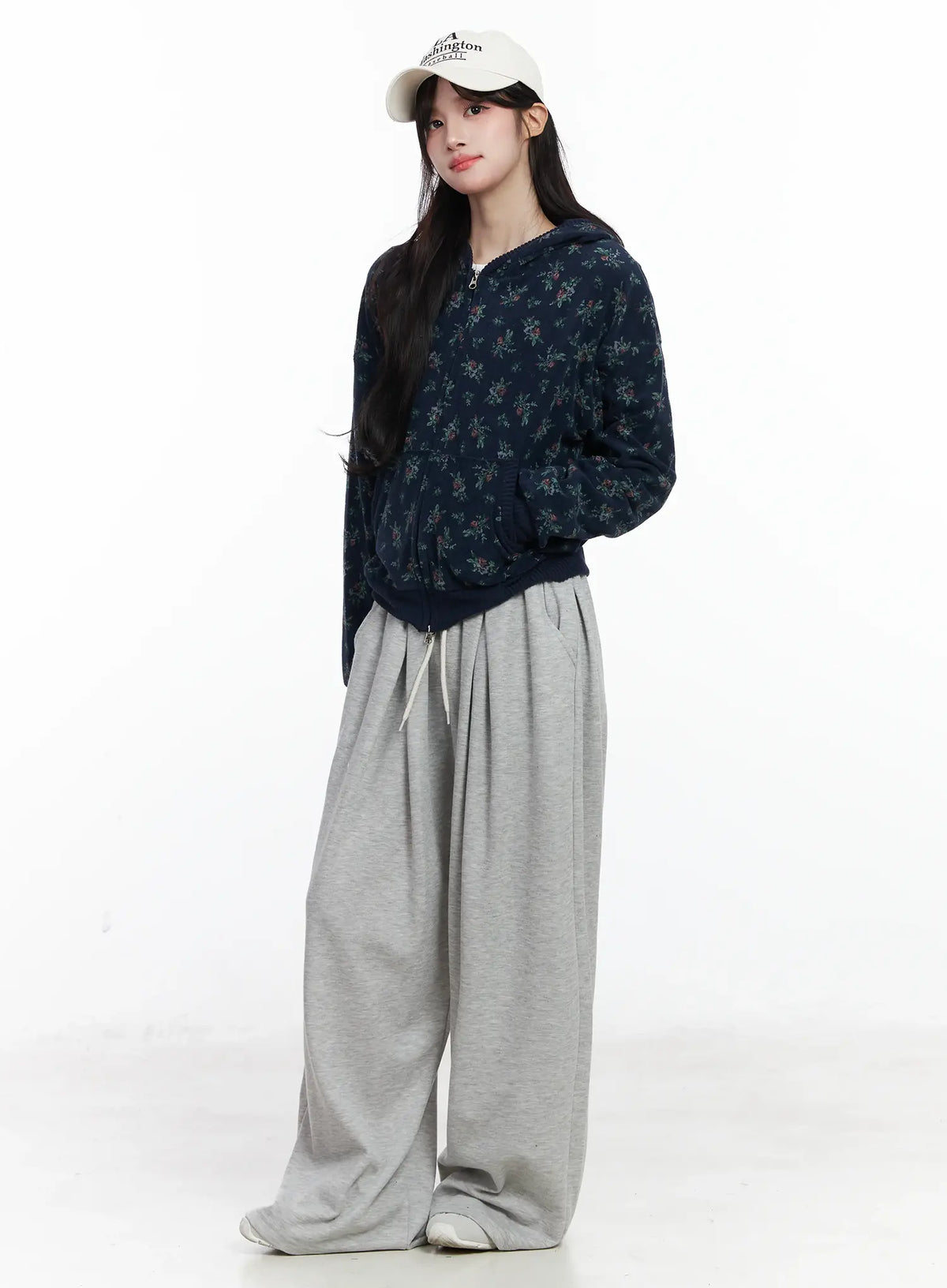 💚Double-Pleated Wide Sweatpants