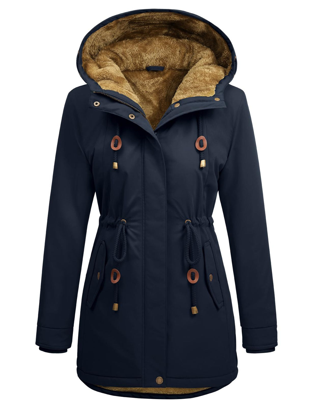 💝💝Women's Fleece-Lined Hooded Parka Jacket