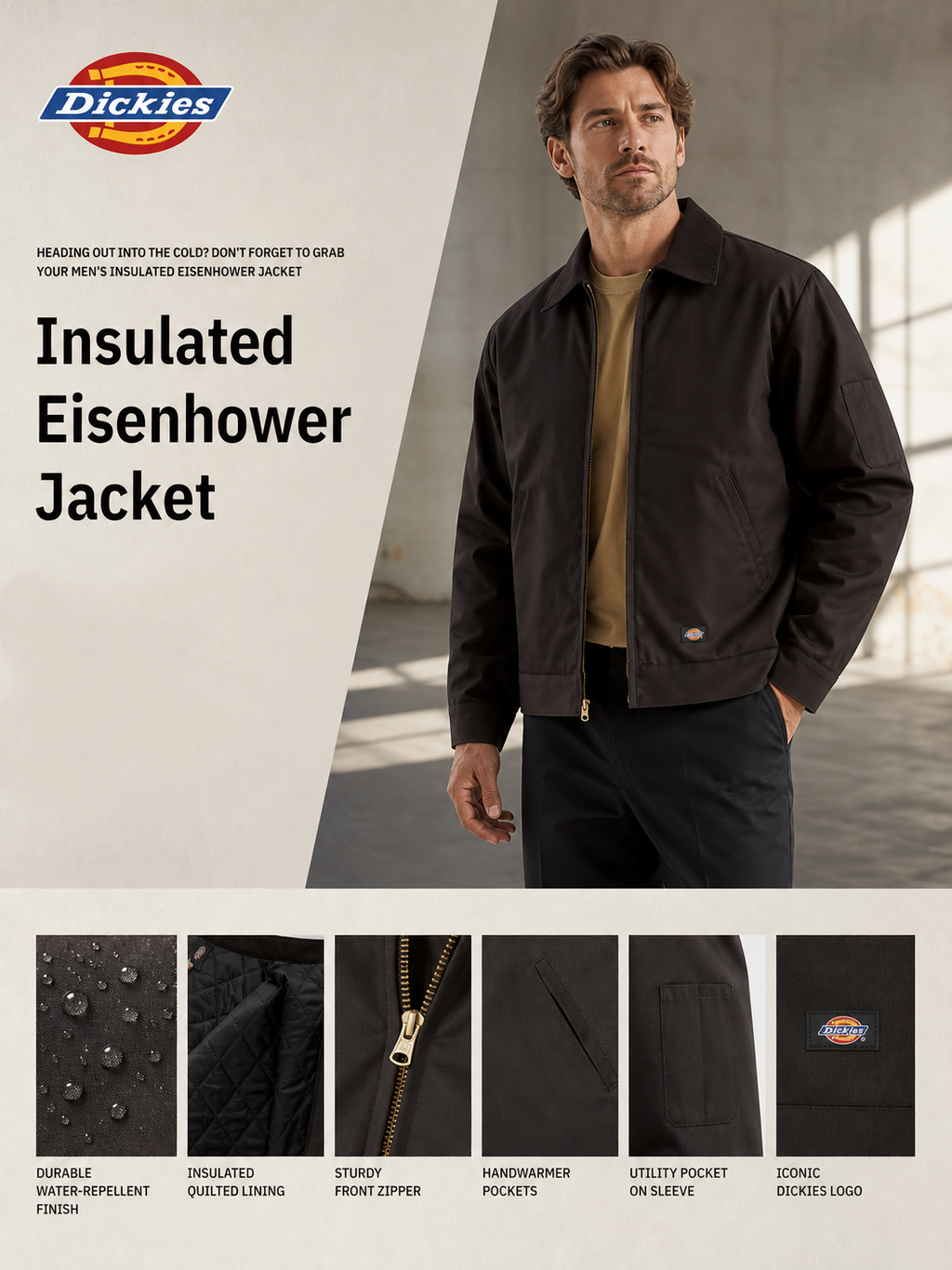 🌸🌸Dickies TJ15 Insulated Eisenhower Work Jacket