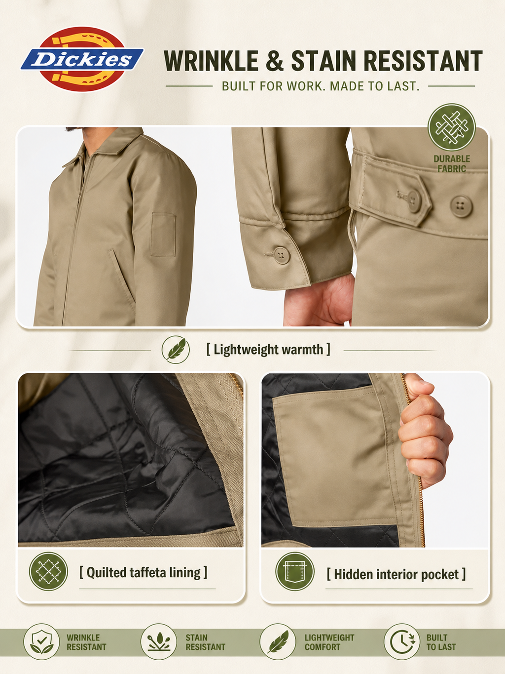 🌸🌸Dickies TJ15 Insulated Eisenhower Work Jacket