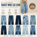 🌿🌿LAST DAY SAVE 49%⌛Super High-Waisted Baggy Wide-Leg Jean