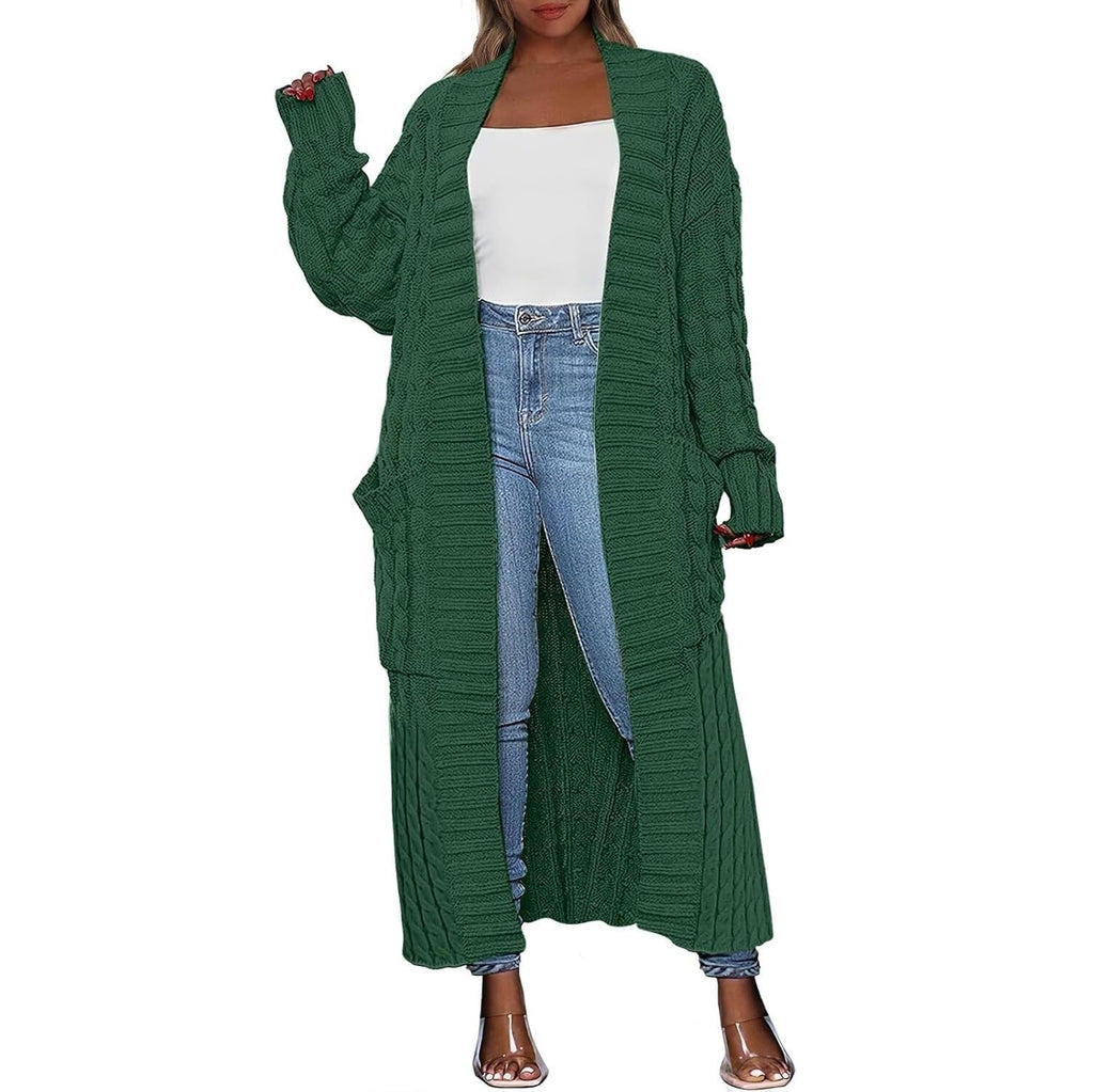 💝💝Women's Long Cardigan 2026 Oversized Coat Long Sleeve Open Cardigan Knitted Extra