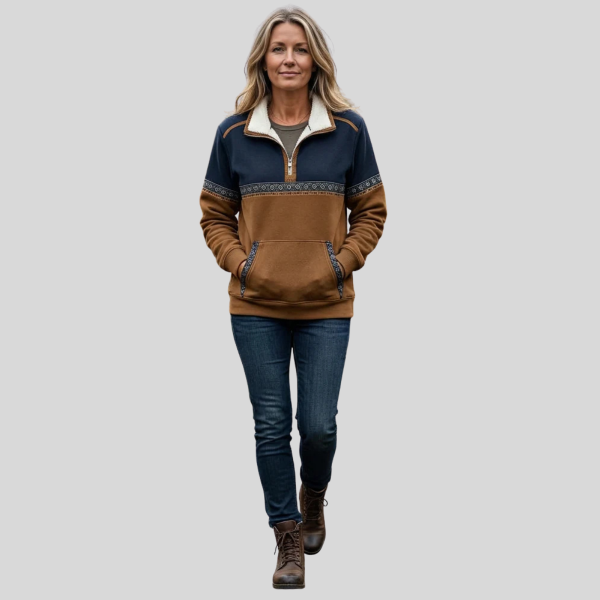 💝💝Joanna | Cosy Half-Zip Pullover