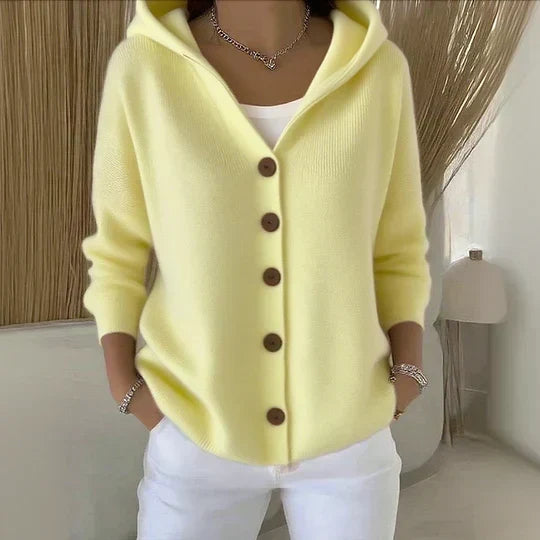 💝💝Darienne™ | Hooded Button-Up Knit Cardigan