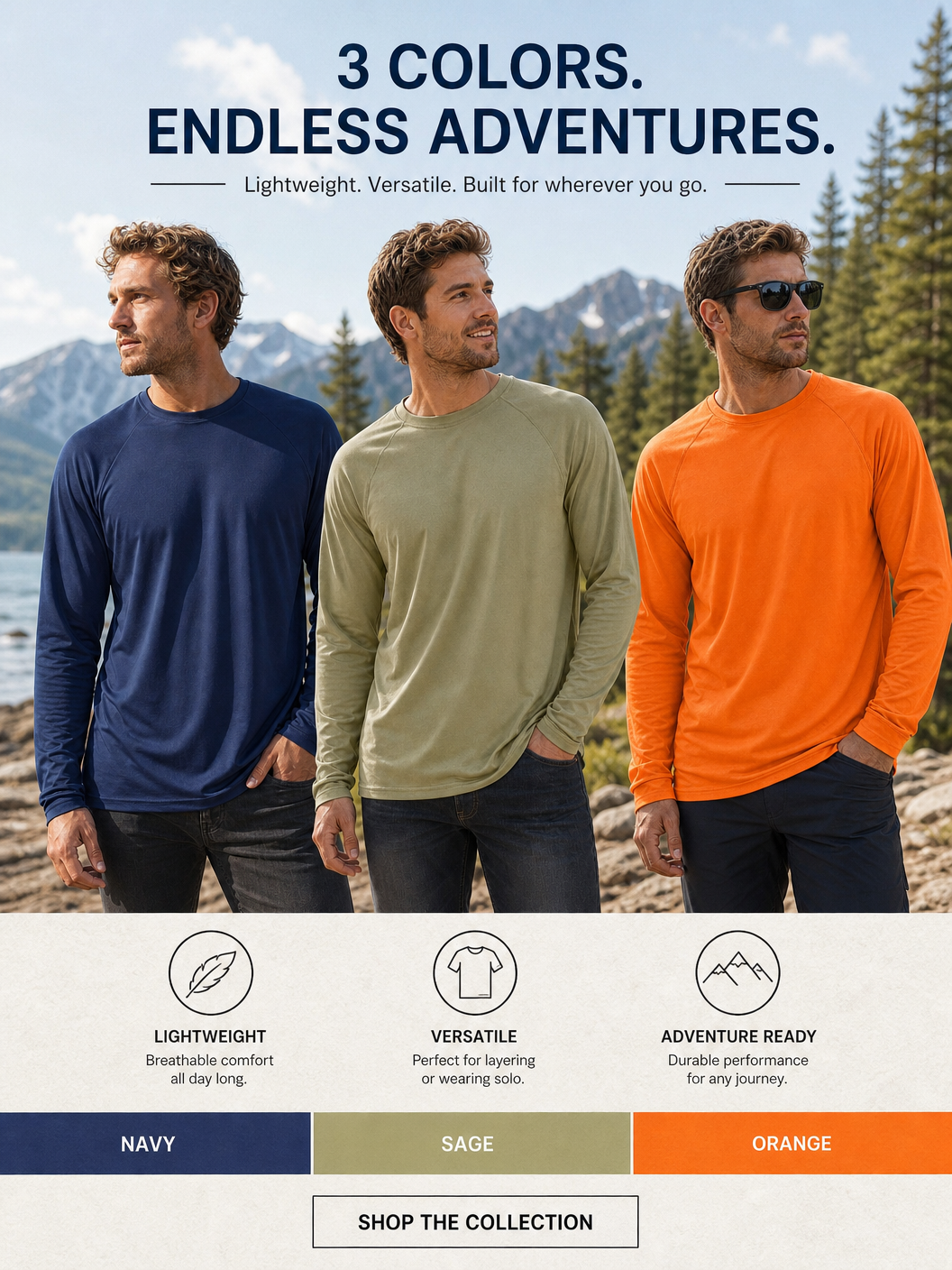 🌸🌸MAGCOMSEN Men’s Long Sleeve UPF 50+ Fishing Rash Guard Shirt Quick Dry