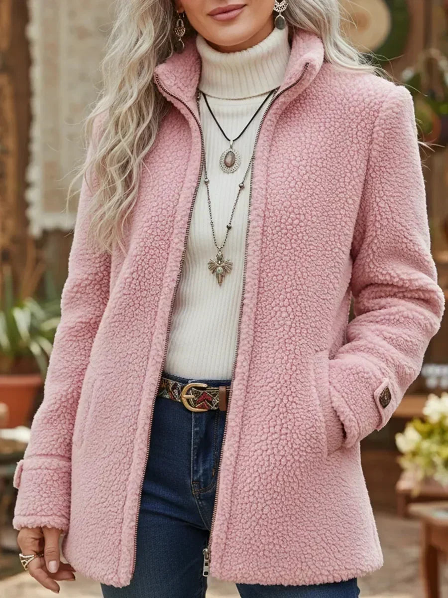 🌿🌿LAST DAY SAVE 49%🔥Judith | Cozy Stand-Collar Full-Zip Jacket