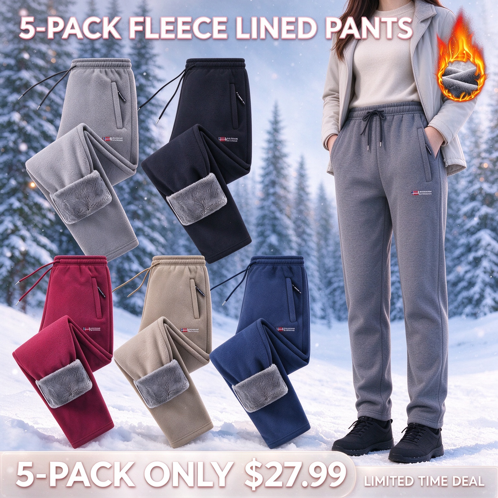💝💝 Unisex Thickened Warm Fleece Pants