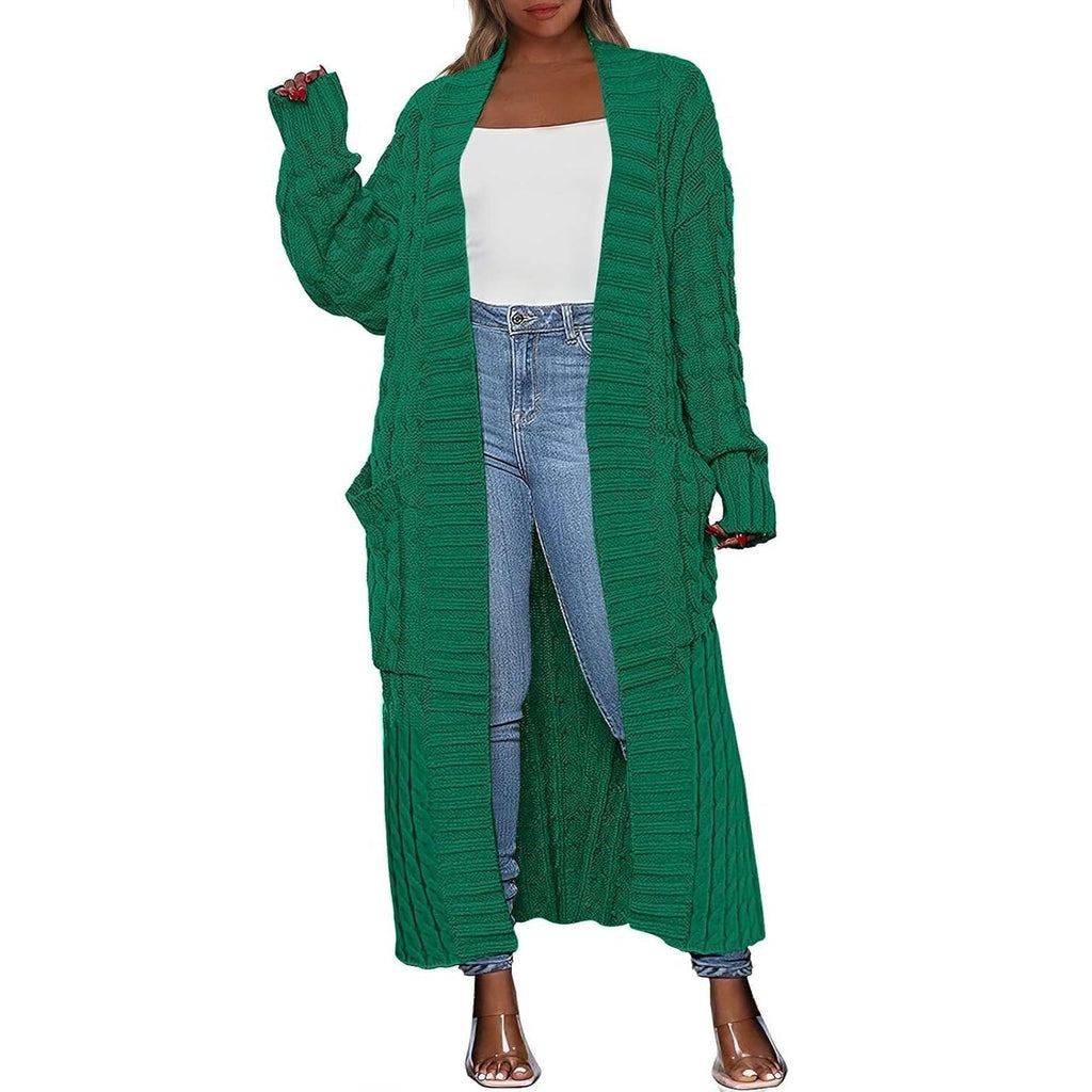 💝💝Women's Long Cardigan 2026 Oversized Coat Long Sleeve Open Cardigan Knitted Extra