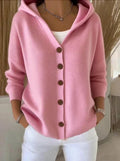💝💝Darienne™ | Hooded Button-Up Knit Cardigan