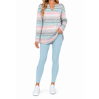 💝💝Women's 2-Piece Lounge Set – Long Sleeve Top & Plaid Leggings