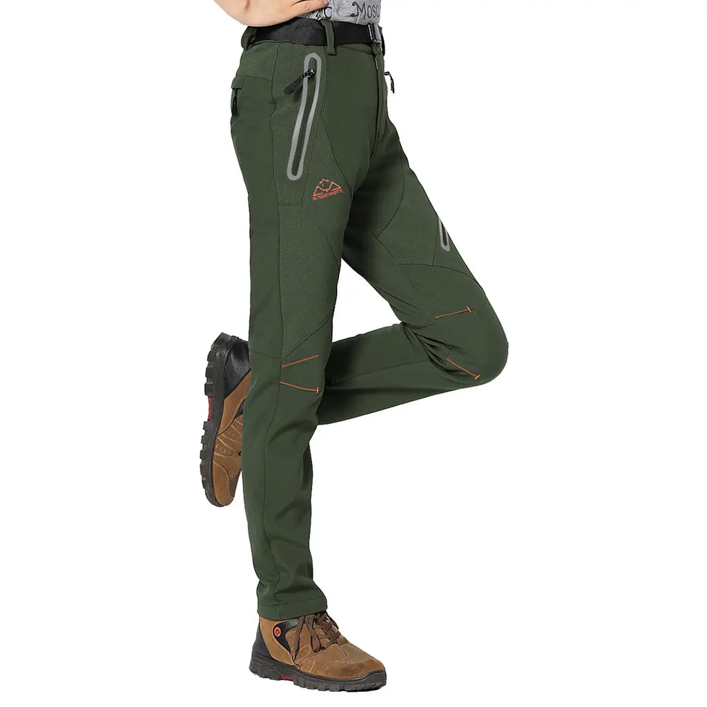 Women's Waterproof Insulated Fleece-Lined Thermal Ski & Hiking Pants