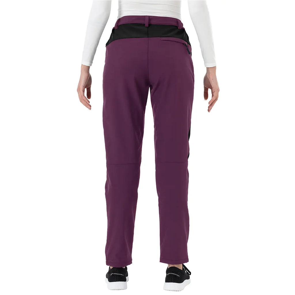 Women's Waterproof Insulated Fleece-Lined Thermal Ski & Hiking Pants