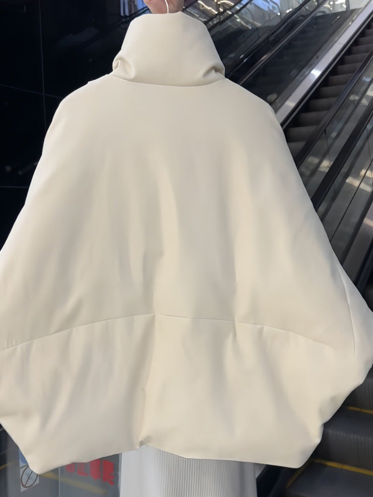 💝💝Contemporary Draped Asymmetric Puffer Jacket