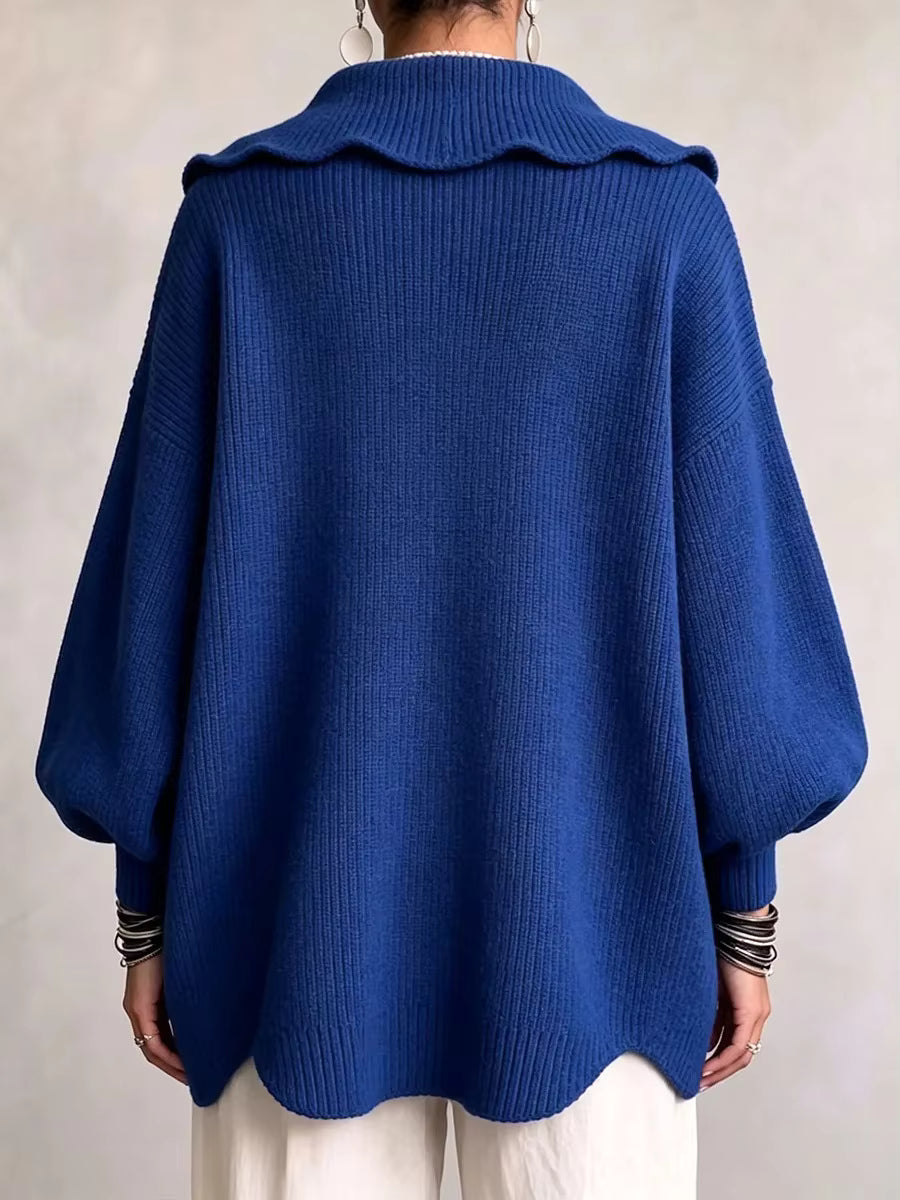 💝💝Elara - Ribbed Knit Button Cardigan