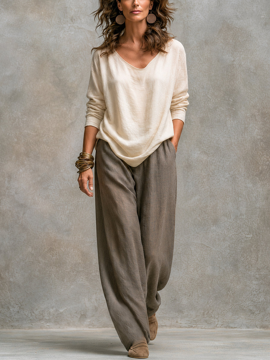 🌿🌿LAST DAY SAVE 49%⌛Simone | Layered Wide-Leg Set