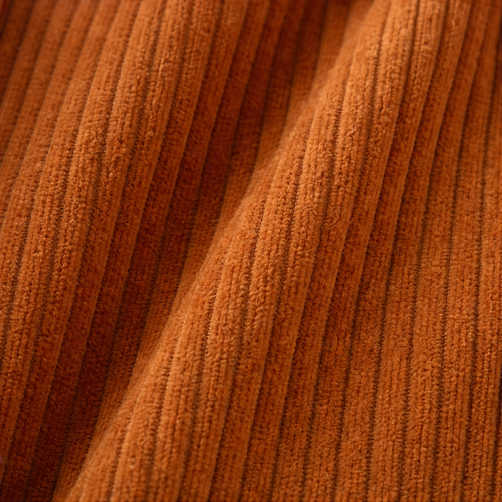 💚Draperie – Asymmetric Button-Wrap Corduroy Top