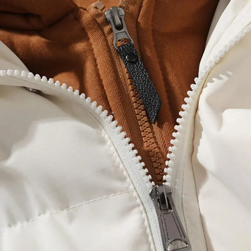 💚Autumn Winter Couple Hooded Warm Vest Fake Two-Piece Polyester