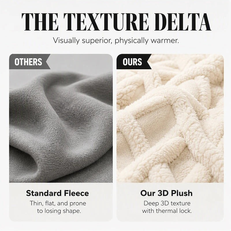 💝💝Textured Fleece-Look Hoodie And Pants Set