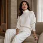 🌿🌿LAST DAY SAVE 49%🔥Women Casual Two-Piece Pants Set – Chic Wide-Leg Two-Piece Outfit For Cosy Everyday Style🤍