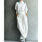 🌿🌿LAST DAY SAVE 49%🔥Women Casual Two-Piece Pants Set – Chic Wide-Leg Two-Piece Outfit For Cosy Everyday Style🤍