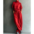 🌿🌿LAST DAY SAVE 49%🔥Women Casual Two-Piece Pants Set – Chic Wide-Leg Two-Piece Outfit For Cosy Everyday Style🤍