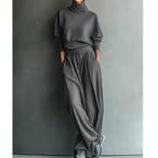 🌿🌿LAST DAY SAVE 49%🔥Women Casual Two-Piece Pants Set – Chic Wide-Leg Two-Piece Outfit For Cosy Everyday Style🤍