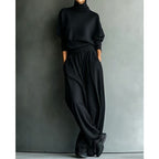 🌿🌿LAST DAY SAVE 49%🔥Women Casual Two-Piece Pants Set – Chic Wide-Leg Two-Piece Outfit For Cosy Everyday Style🤍