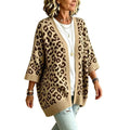 🌿🌿50% OFF🍁HOT SALE🍁Women's Chic Leopard Print Knit Cardigan