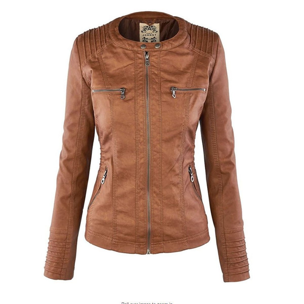 🌿🌿LAST DAY SAVE 49%🔥Lucinda | Hooded Moto Jacket with Removable Hood